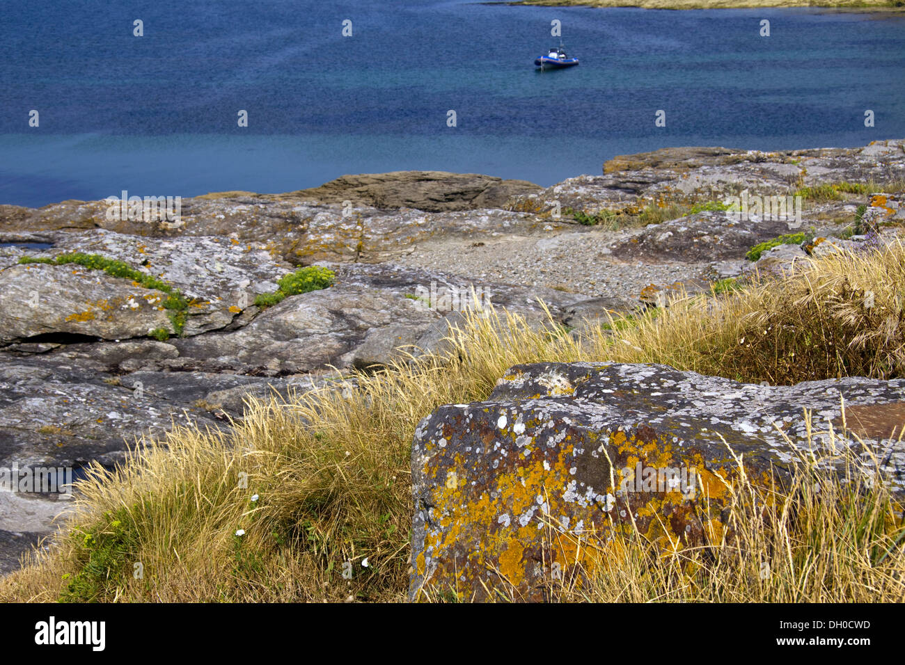 Saint Gildas de Rhuys beach Brittany France Stock Photo Alamy