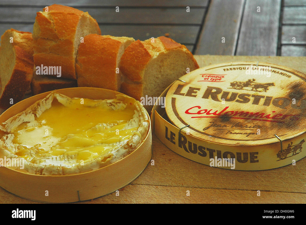 cooked whole french cheese french bread Stock Photo Alamy