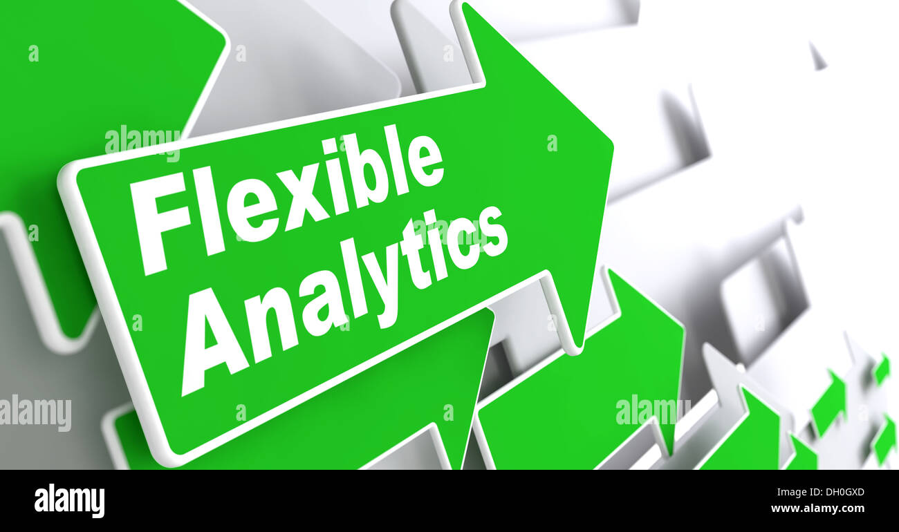 Flexible Analytics. Business Concept. Stock Photo