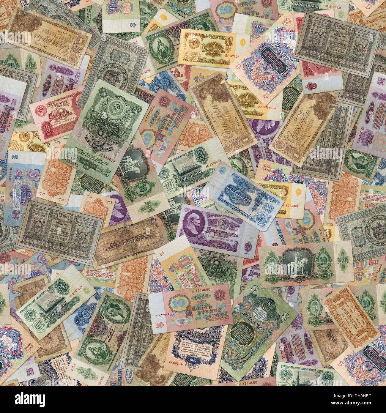 Old banknotes on sale