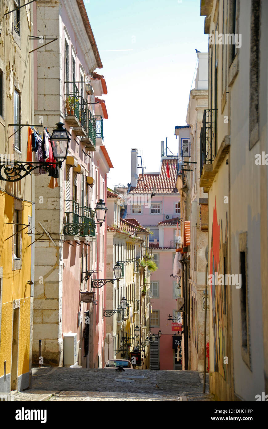 Bairro Alto district, Lisbon, Portugal, Europe Stock Photo