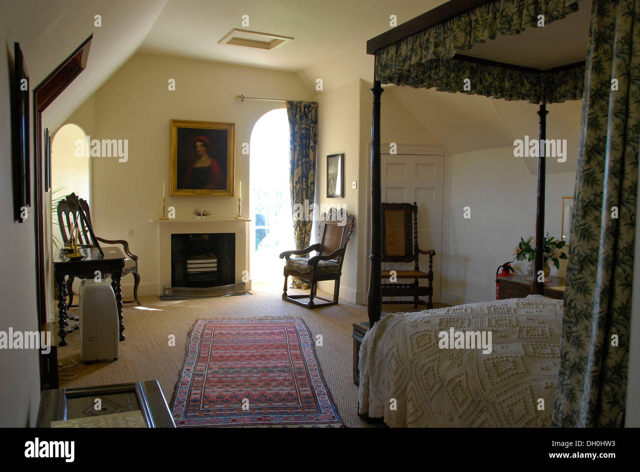 Interior of Crathes Castle, Aberdeenshire, Scotland, United Kingdom, Europe Stock Photo