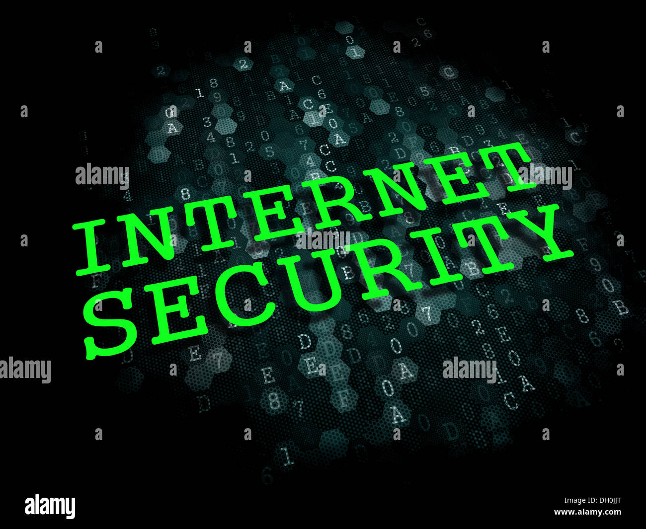 Internet Security. Information Technology Concept. Stock Photo