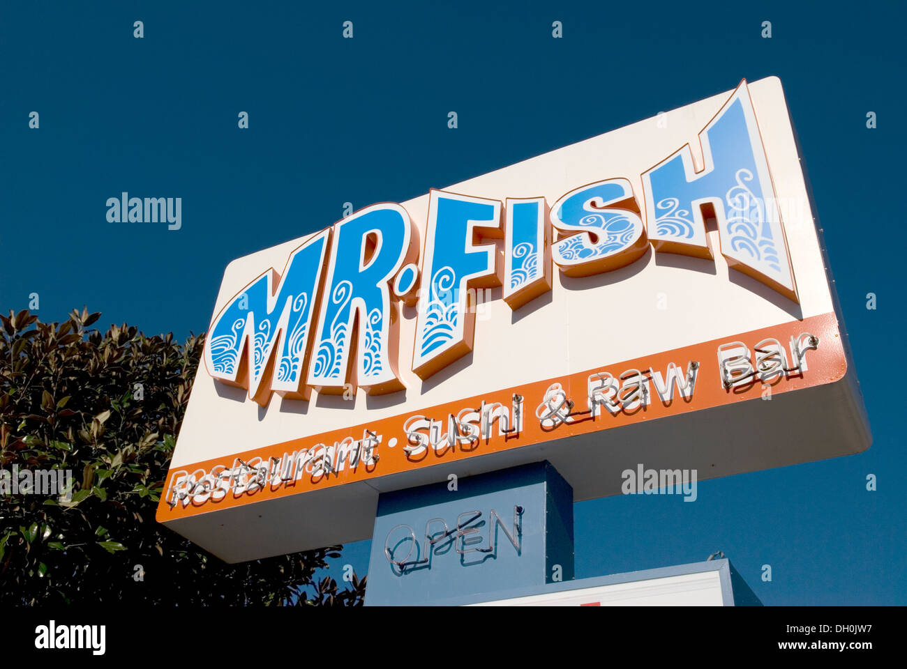 Mr fish restaurant sign myrtle beach sc hires stock photography and