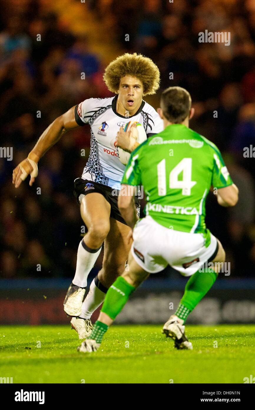 Rochale, UK. 28th Oct, 2013. Bob Beswick (Ireland &amp; Halifax RLFC) during the Rugby League World Cup Group A game between Fiji and Ireland from the Spotland Stadium. Credit:  Action Plus Sports/Alamy Live News Stock Photo