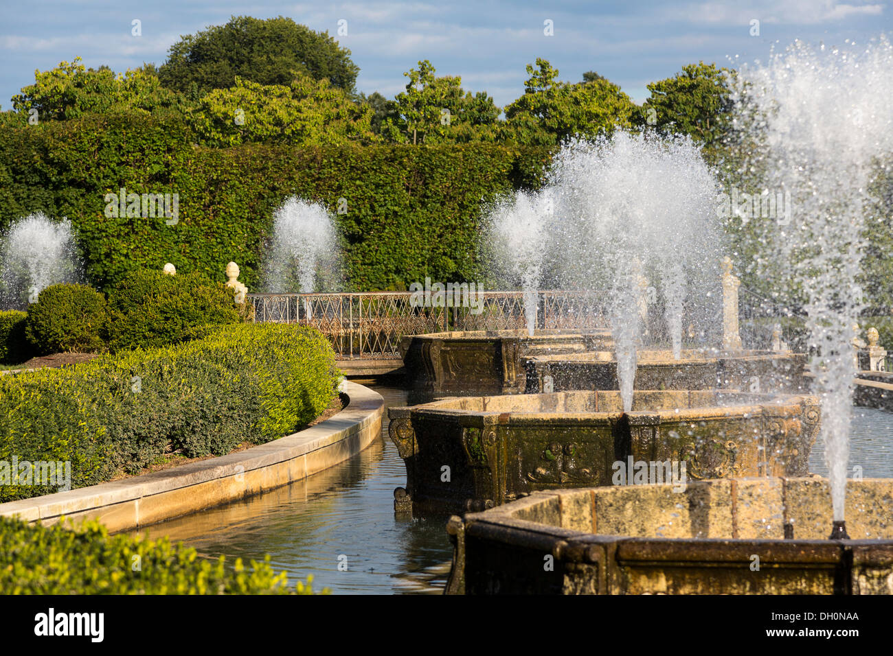 detail of the main Fountain Garden, Longwood Gardens, Square