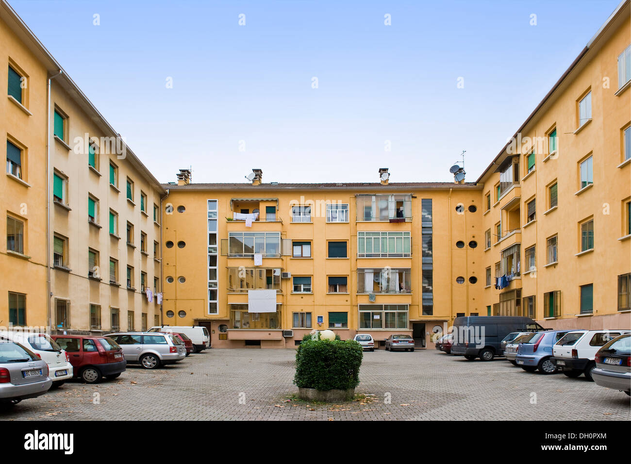 Italy, Veneto, Valdagno, Città Sociale, Social City, housing Stock Photo