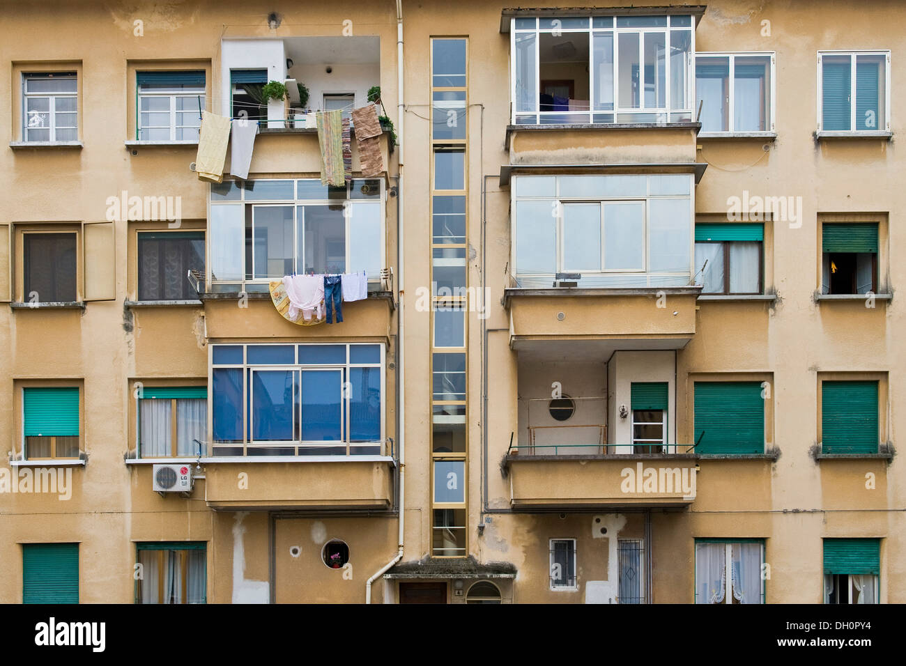 Italy, Veneto, Valdagno, Città Sociale, Social City, housing Stock Photo