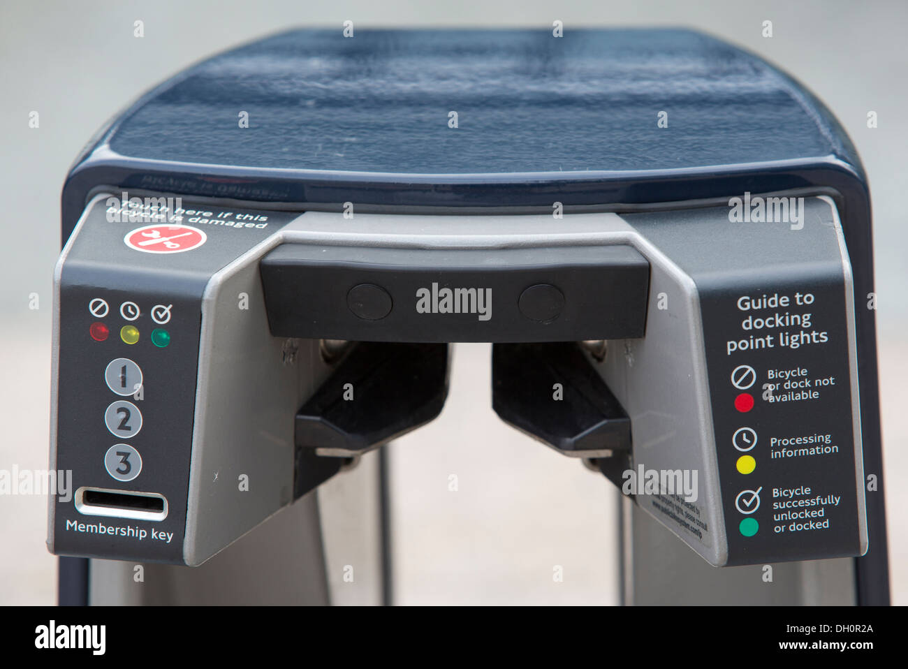 26/10/2013 Barclays bike docking station aka Boris Bikes, Canary Wharf