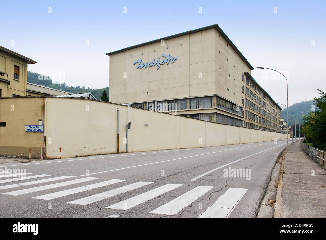 Italy, Veneto, Valdagno, Marzotto Textile Factory Stock Photo