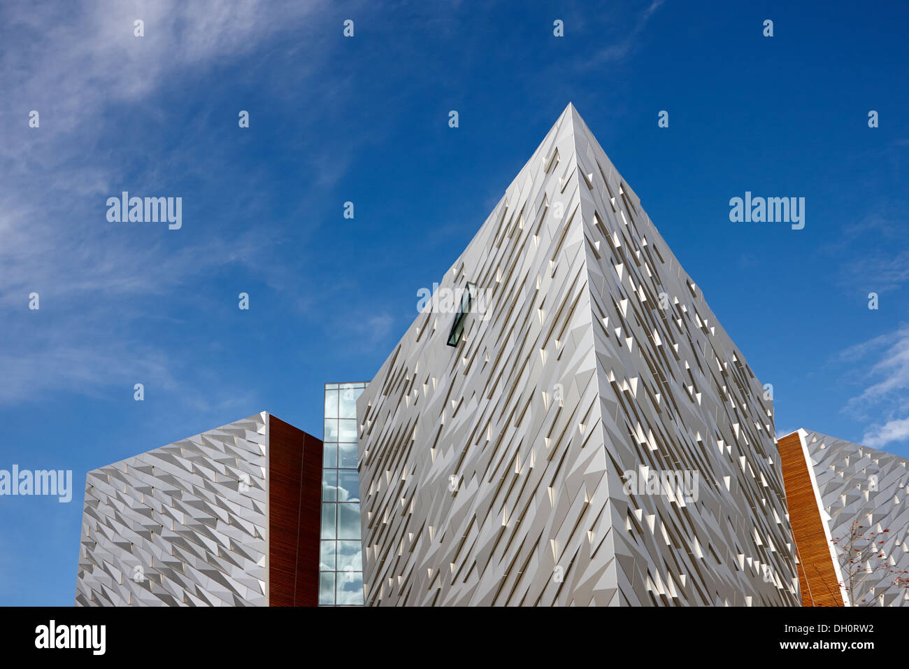 titanic belfast visitor centre titanic quarter Belfast Northern Ireland Stock Photo