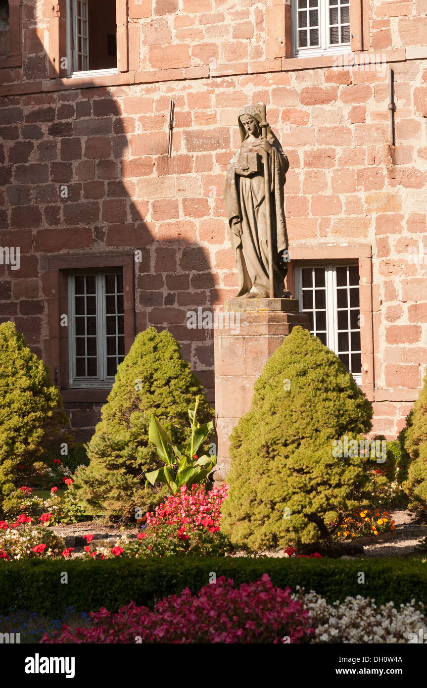 Elk213-1730v France, Alsace, Mont Sainte Odile, convent Stock Photo