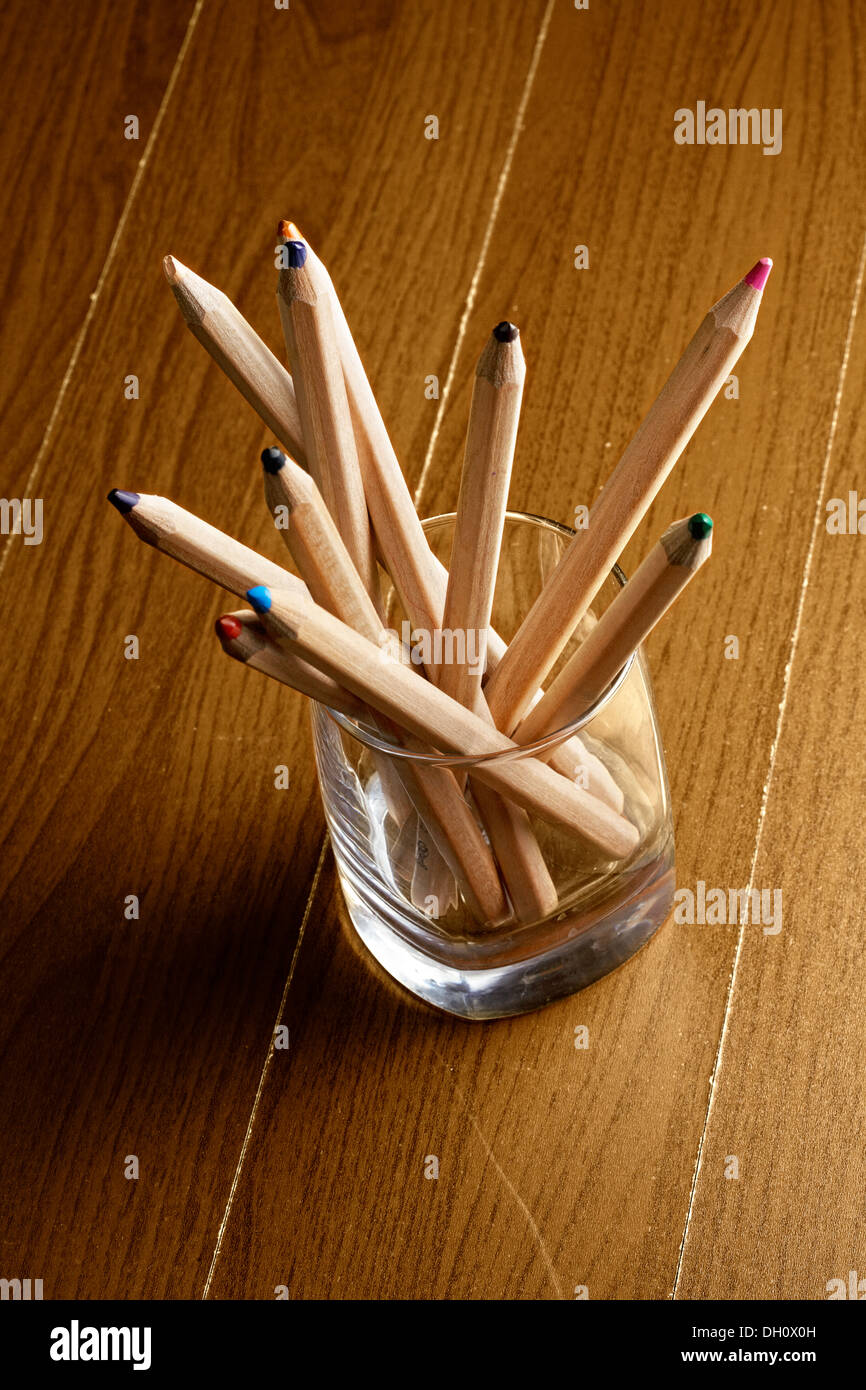 Pencil in glass hires stock photography and images Alamy