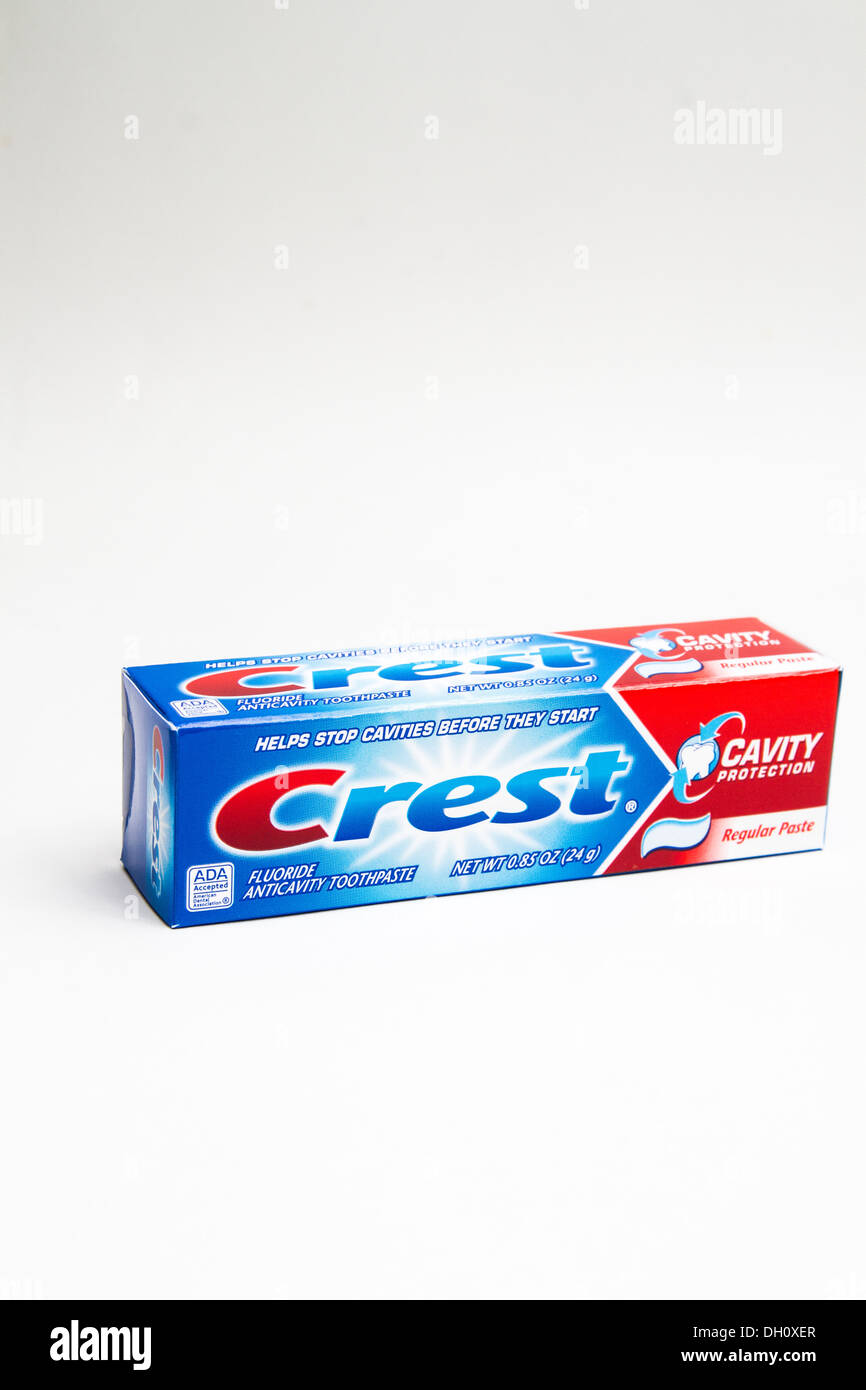 Crest Toothpaste in travel size Stock Photo Alamy