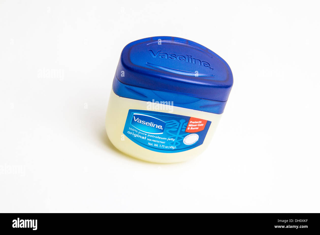 Vaseline in a travel size Stock Photo