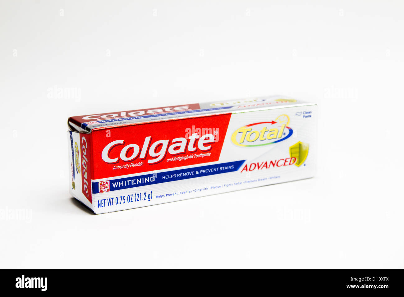 Colgate Total toothpaste travel size Stock Photo Alamy