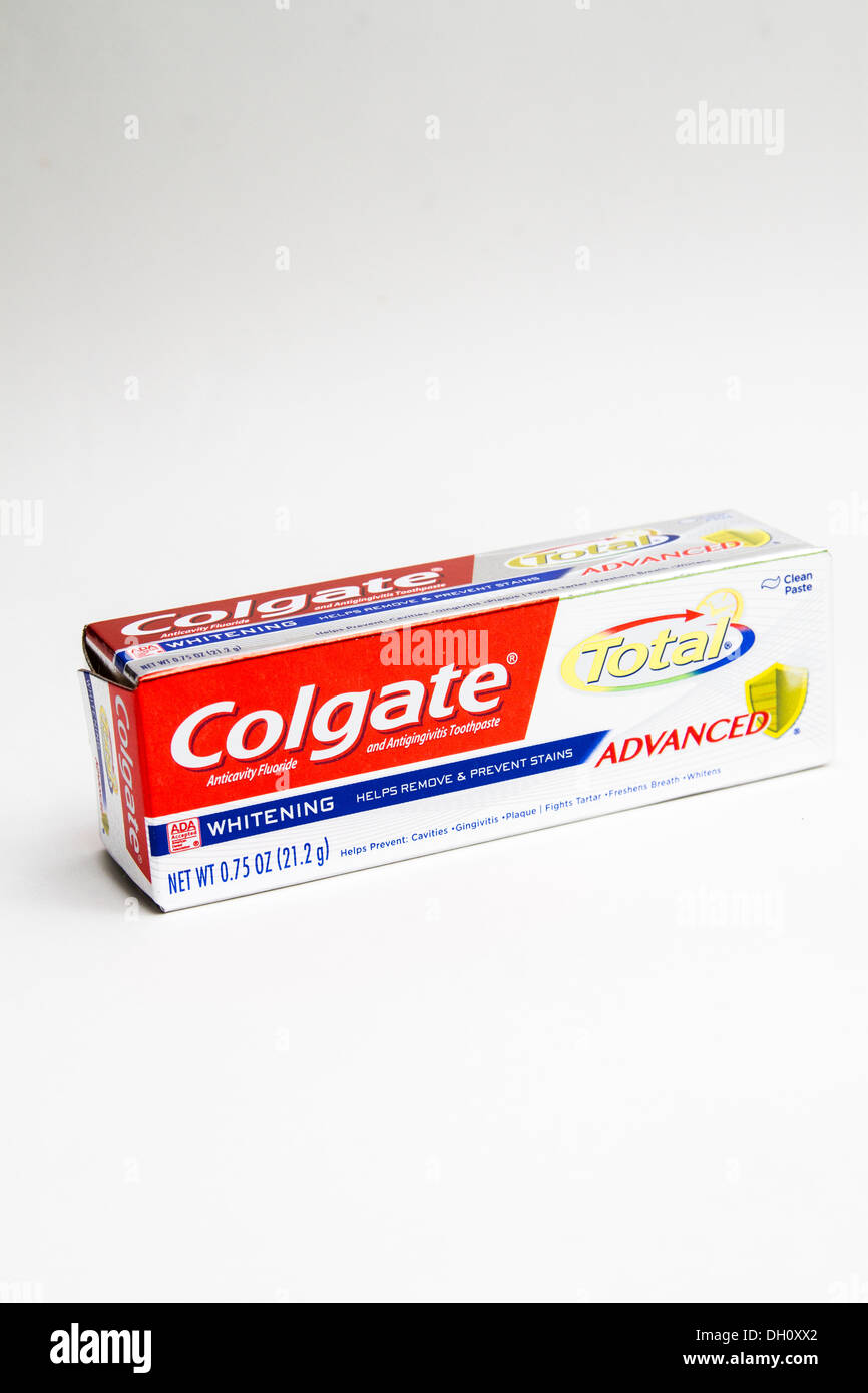 Colgate Total toothpaste travel size Stock Photo Alamy