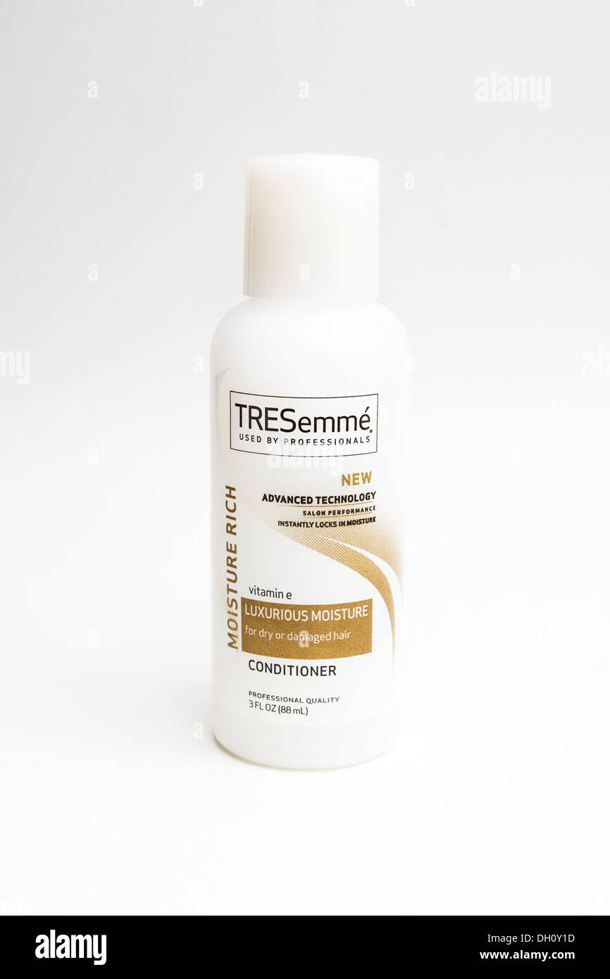 Tresemme Conditioner in travel size Stock Photo