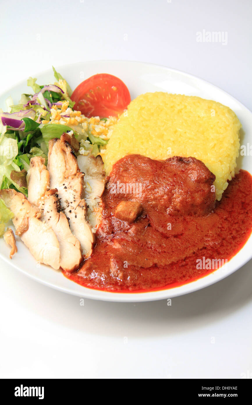 Butter chicken curry Stock Photo - Alamy