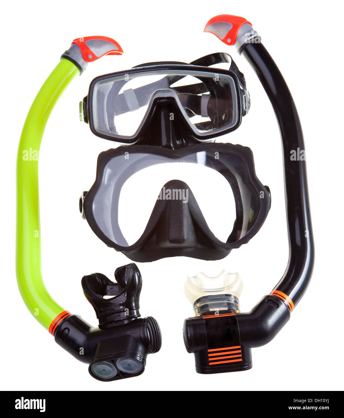 Tube for diving (snorkel) and mask Stock Photo Alamy
