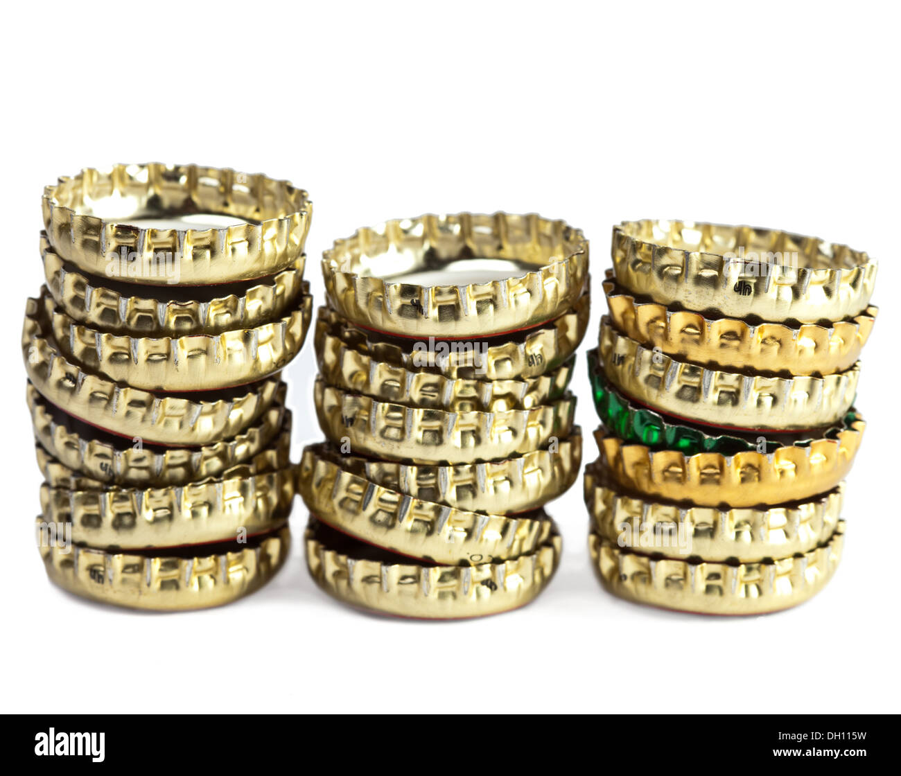 Metal Beer bottle caps Stock Photo Alamy