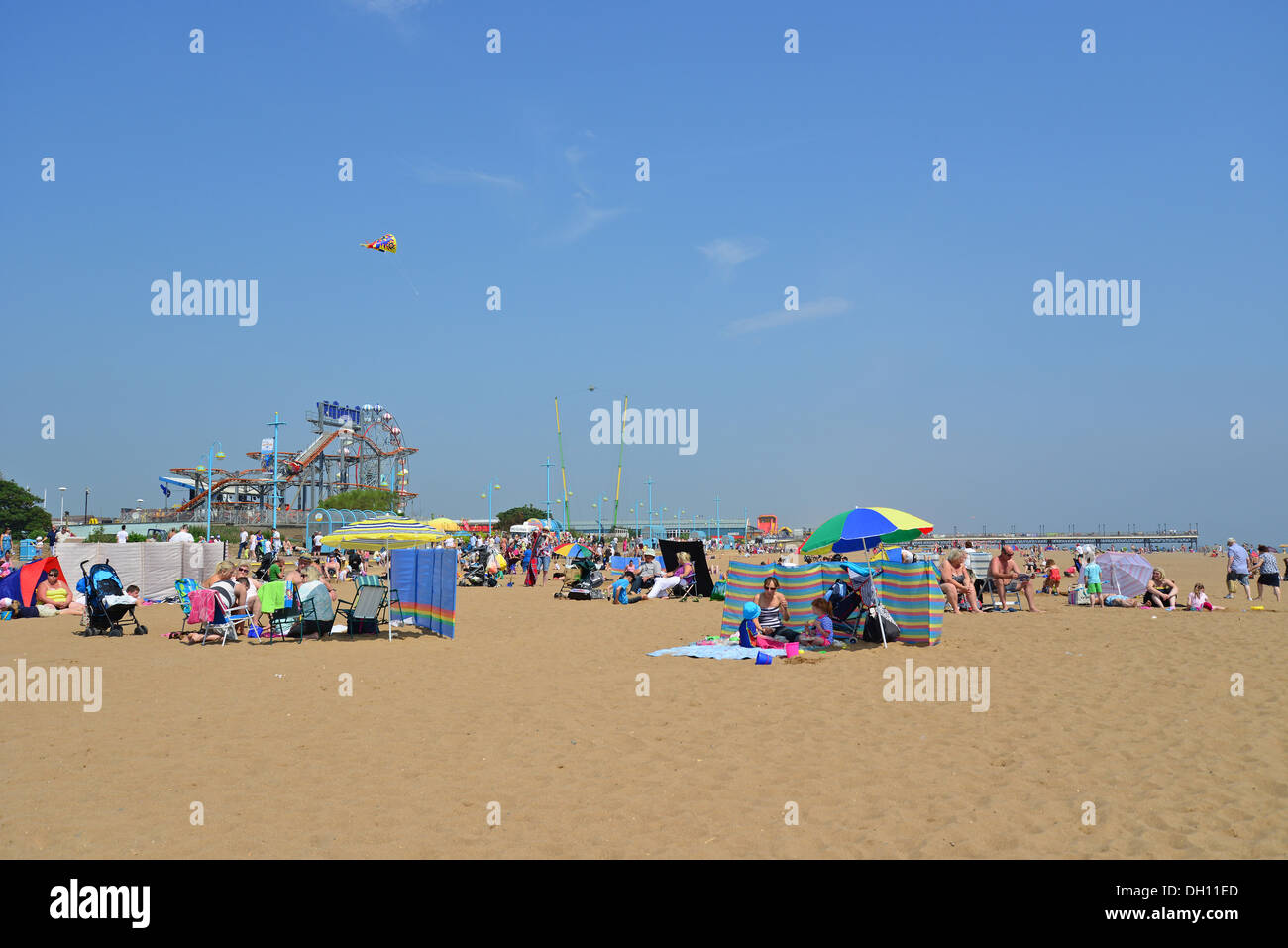 Skegness Beach, Skegness, Lincolnshire, England, United Kingdom Stock Photo