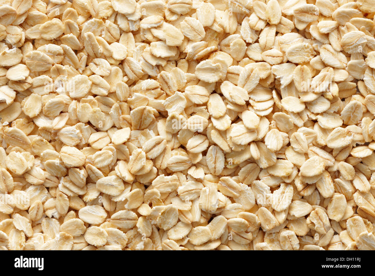 lots of oatmeals or oat flakes as background Stock Photo