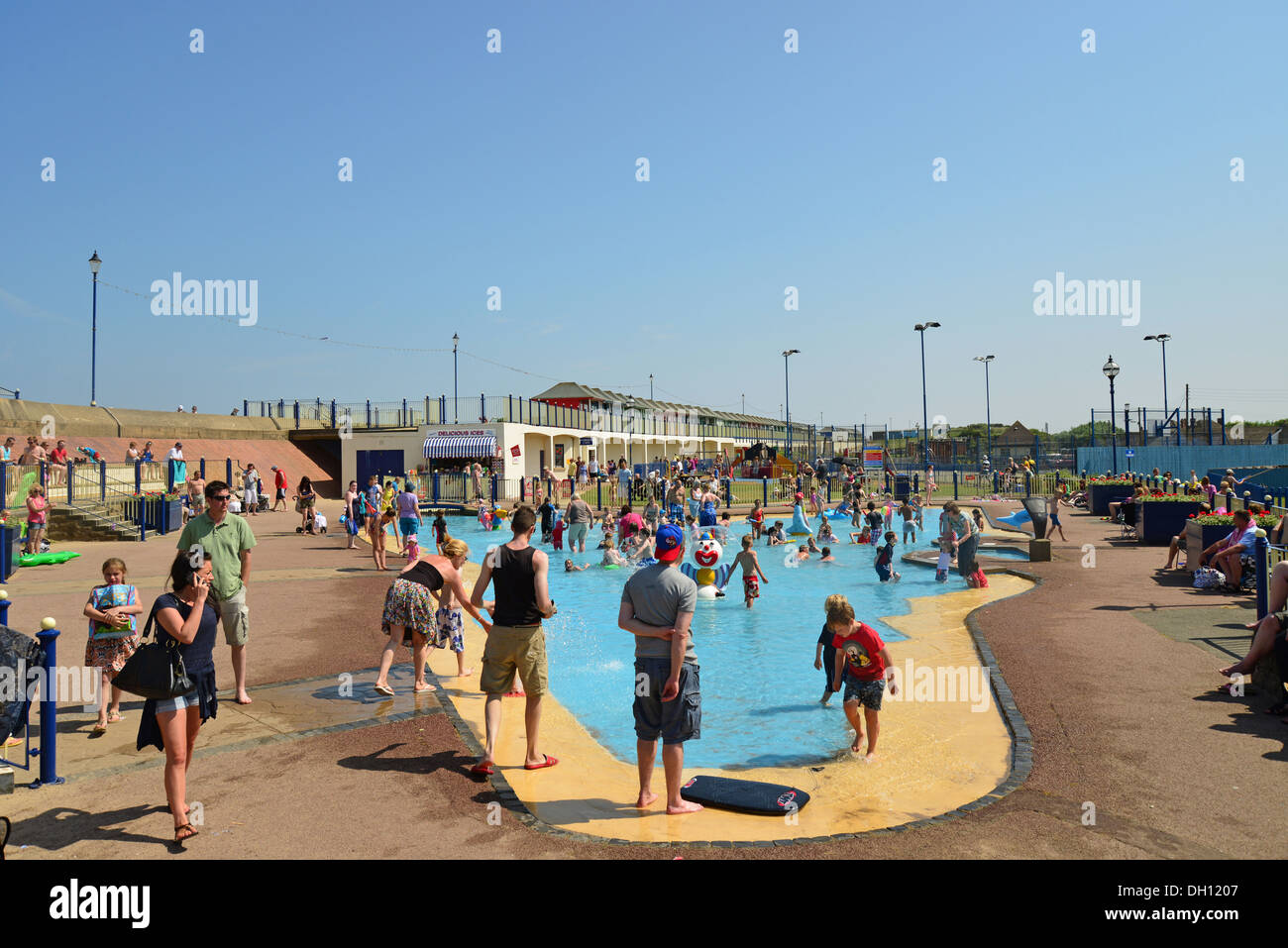 SuttononSea Paddling Pool on seafront, SuttononSea, Lincolnshire
