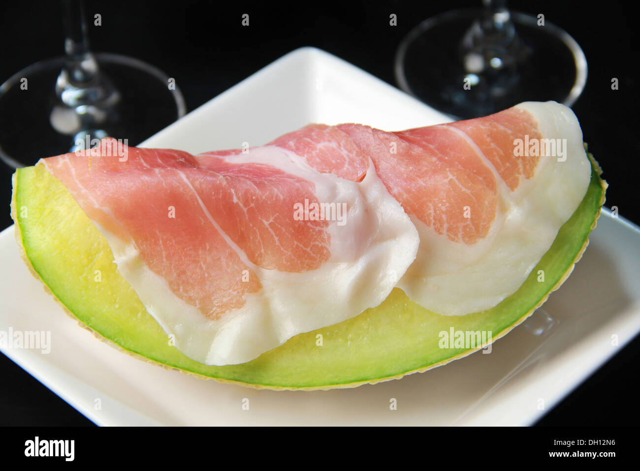 Prosciutto e Melone Stock Photo Alamy