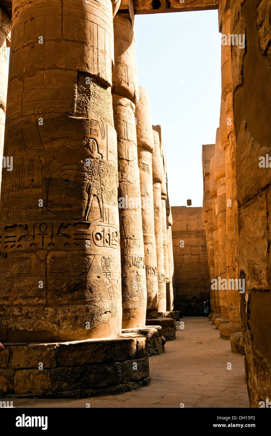 The Temple Of Karnak At Luxor, Egypt Stock Photo - Alamy