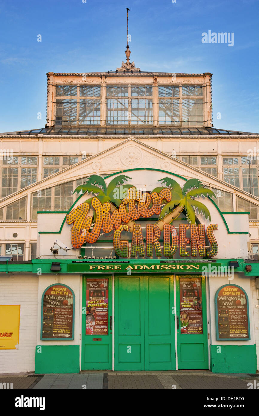 Winter Gardens Building, Wellington Pier, Great Yarmouth, UK Stock