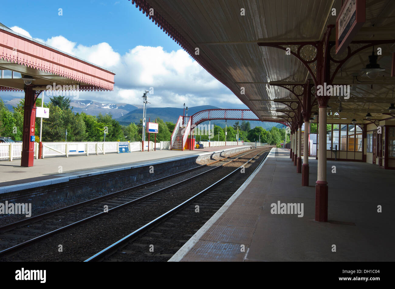 Railway Station, Aviemore, Highland, Scotland, UK Stock Photo Alamy