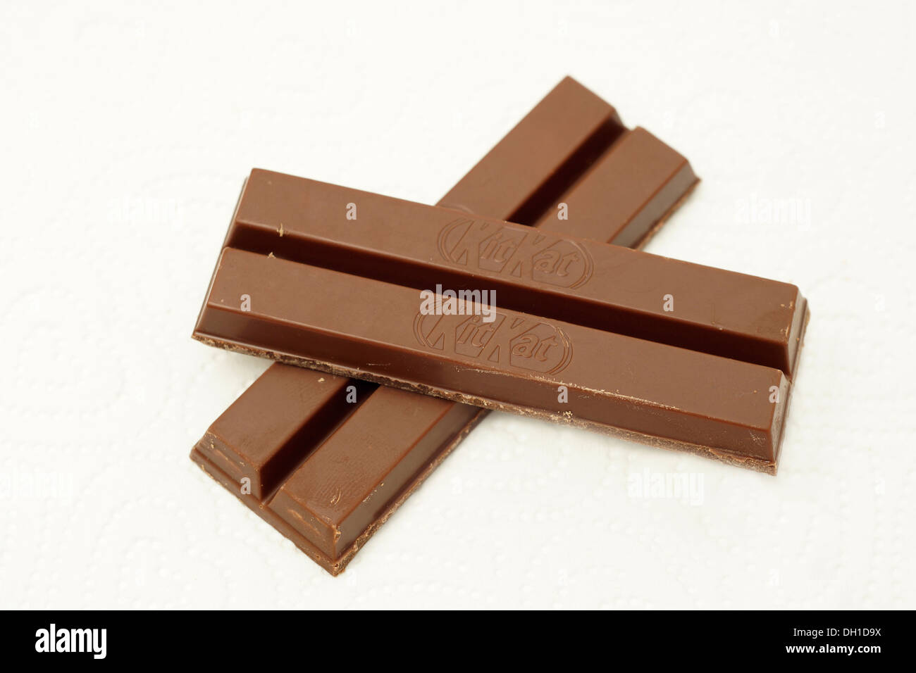 Fairtrade Kit Kat chocolate biscuits Stock Photo Alamy