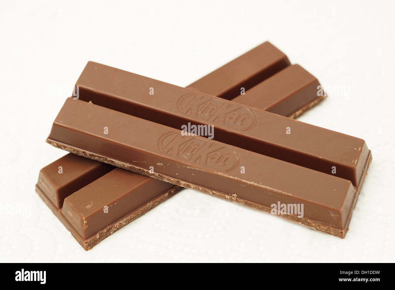 Fairtrade Kit Kat chocolate biscuits Stock Photo Alamy