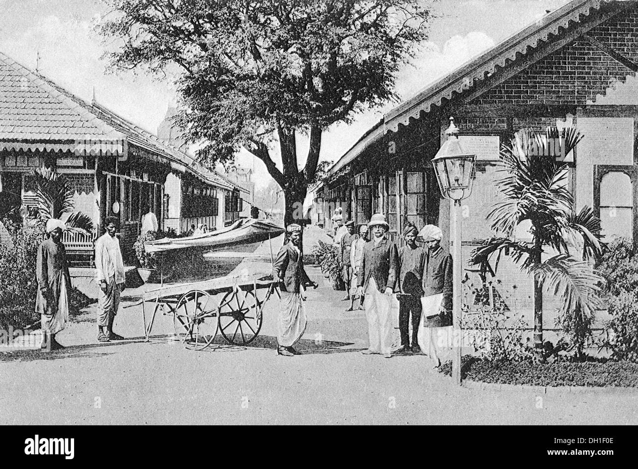 old vintage photo of Hospital mumbai maharashtra India Stock Photo