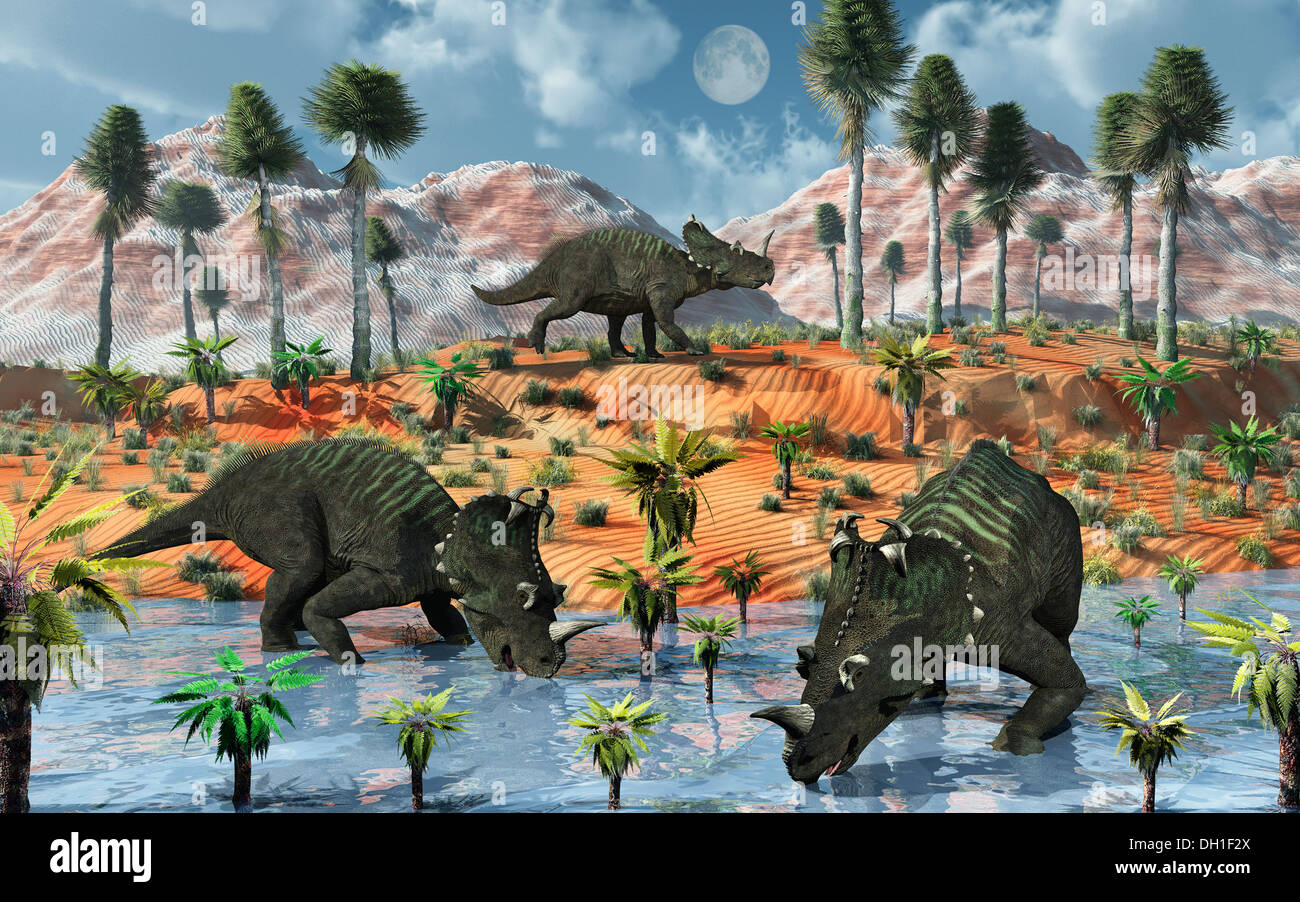 Dinosaurs drinking water hires stock photography and images Alamy