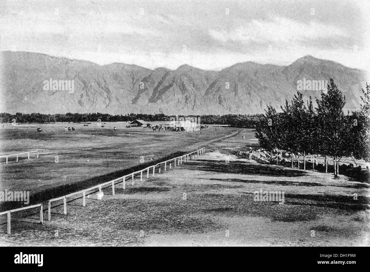 Old vintage photo of quetta gymkhana pakistan Stock Photo