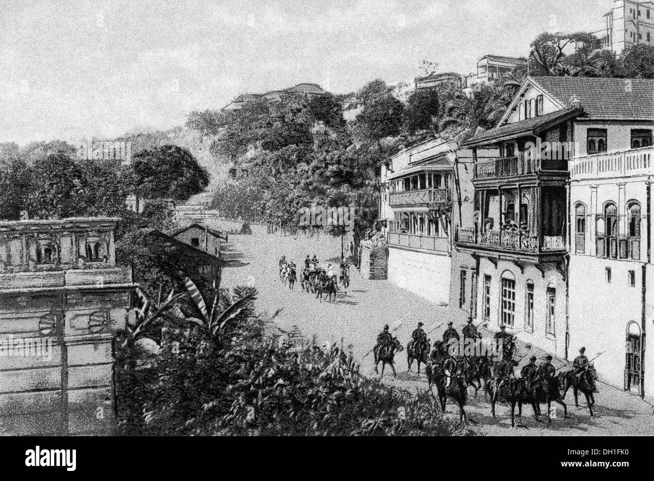 Governor carriage Walkeshwar road Malabar Hill Bombay Mumbai