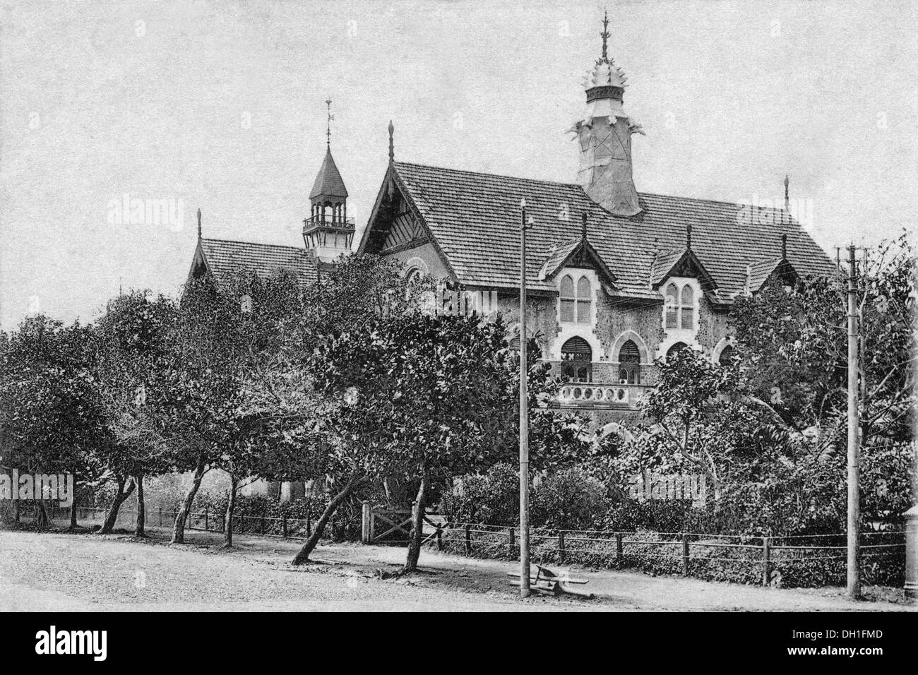 old vintage 1900s wilson college bombay mumbai maharashtra India - aja 183528 Stock Photo