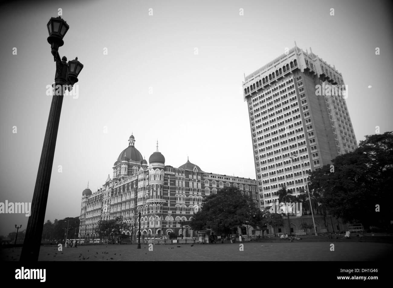 Taj mahal hotel old and new mumbai Maharashtra India Asia Stock Photo