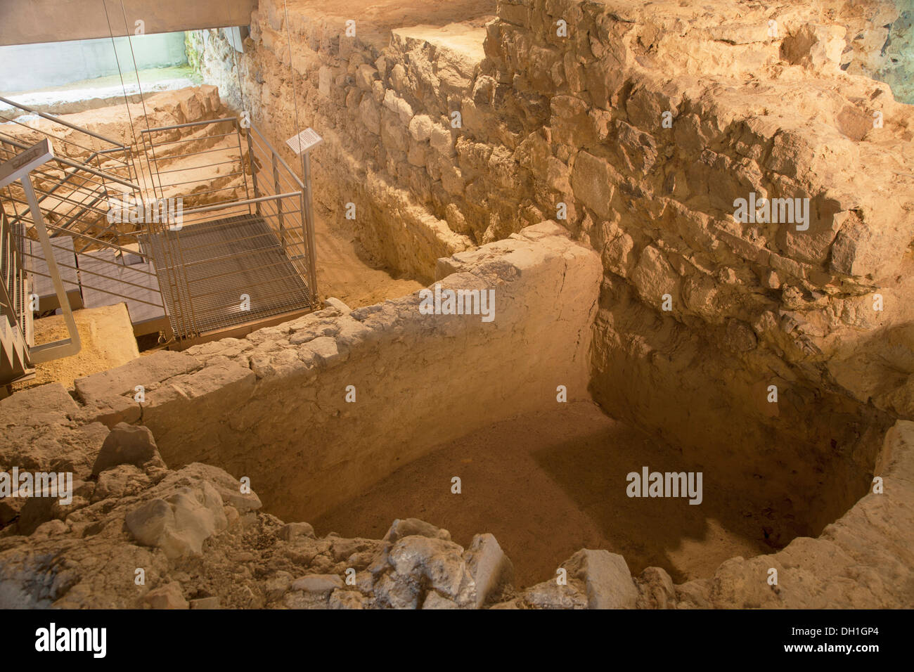 Roman tomb site of Cella Septichora (UNESCO World Heritage Site), Pecs, Southern Transdanubia, Hungary Stock Photo