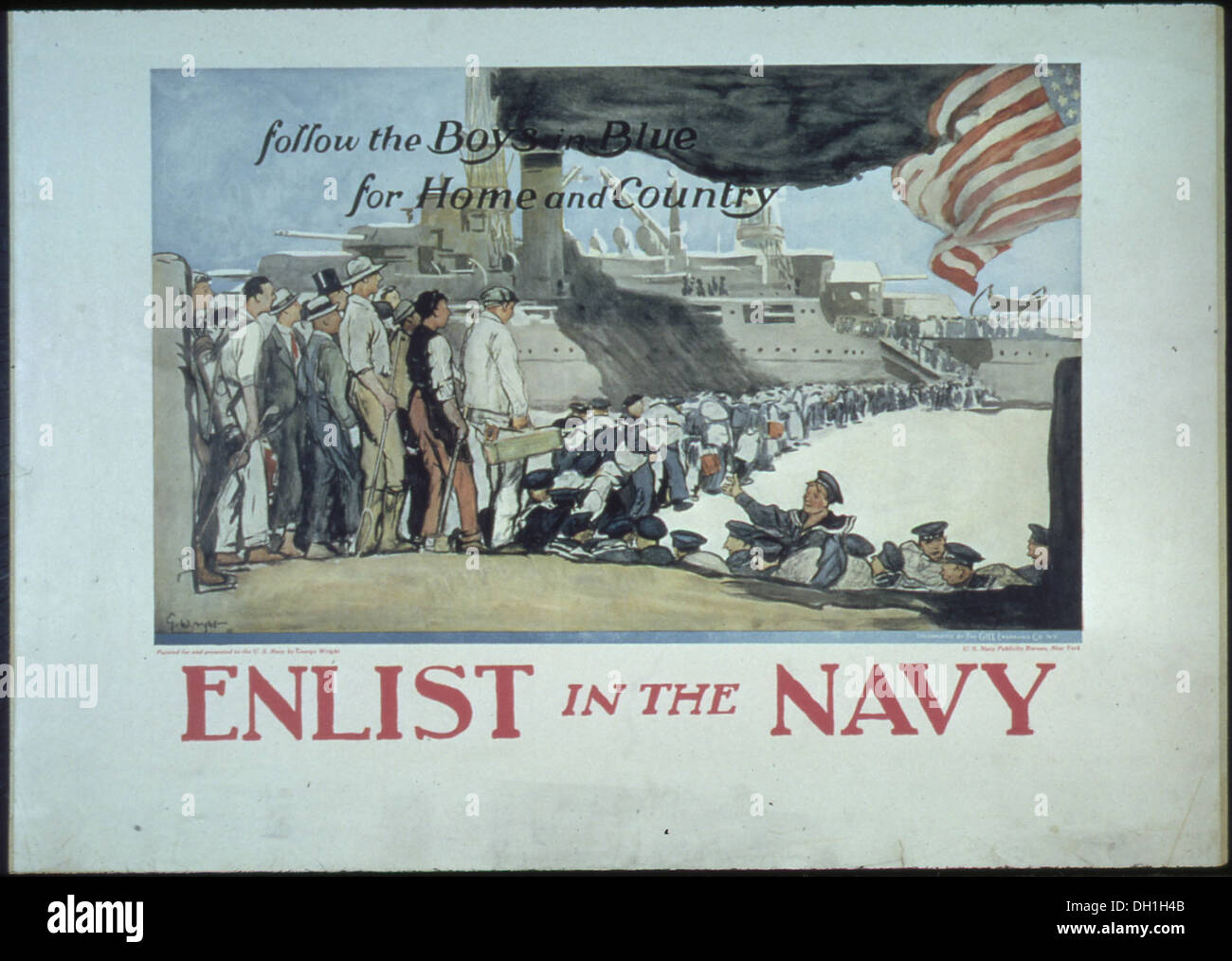 World war i navy recruitment hi-res stock photography and images - Alamy