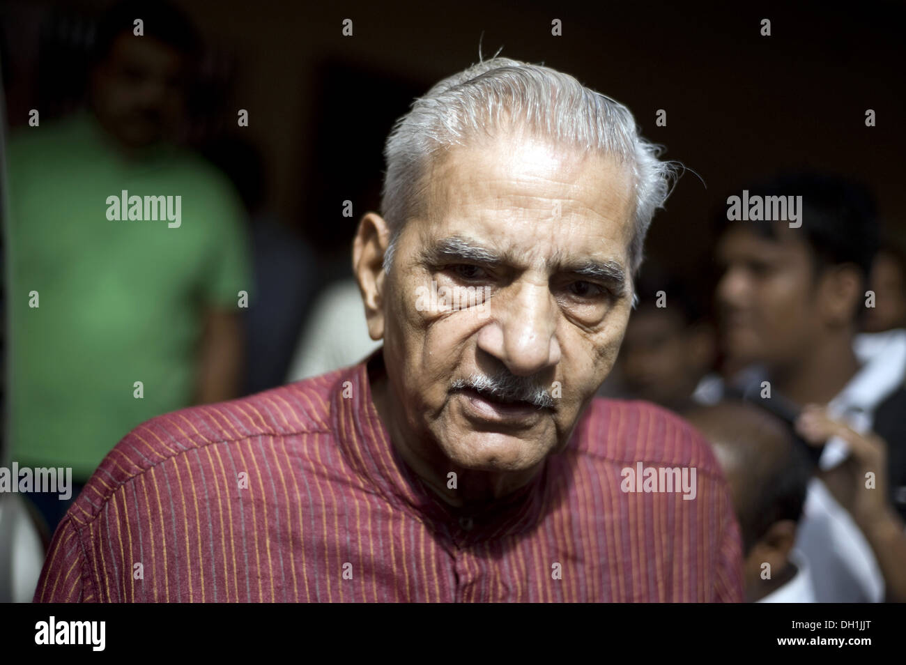 Shanti Bhushan , former Law Minister of India holding office at Ministry of Law and Justice from 1977 to 1979 , senior advocate of Supreme Court , Stock Photo