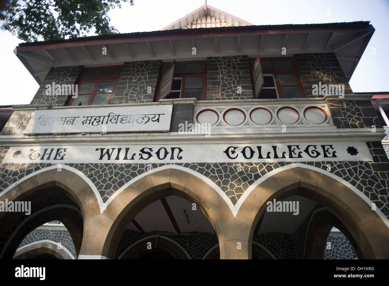 wilson college at mumbai maharashtra India Stock Photo