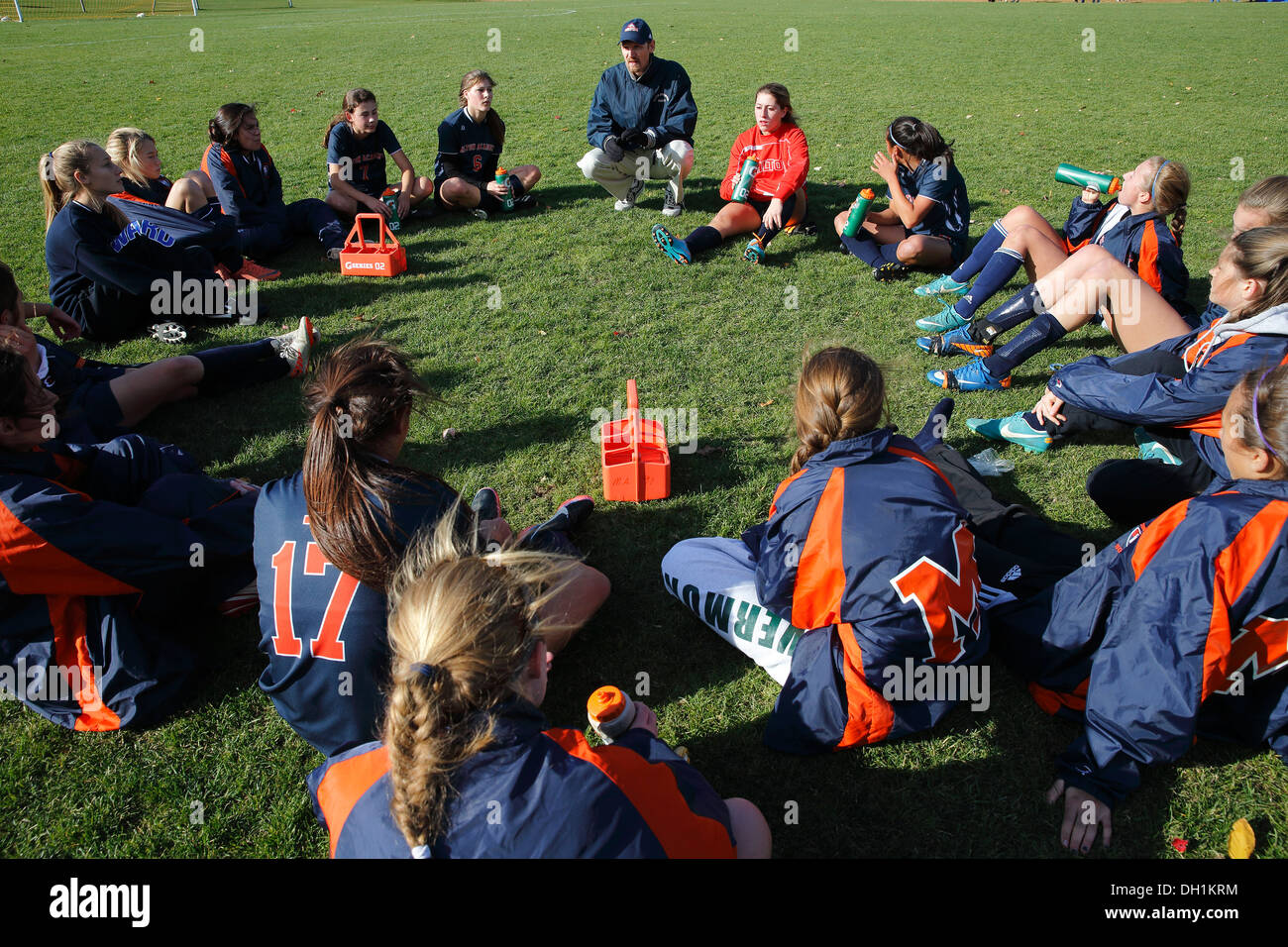 Girls Soccer Team High Resolution Stock Photography And Images Alamy