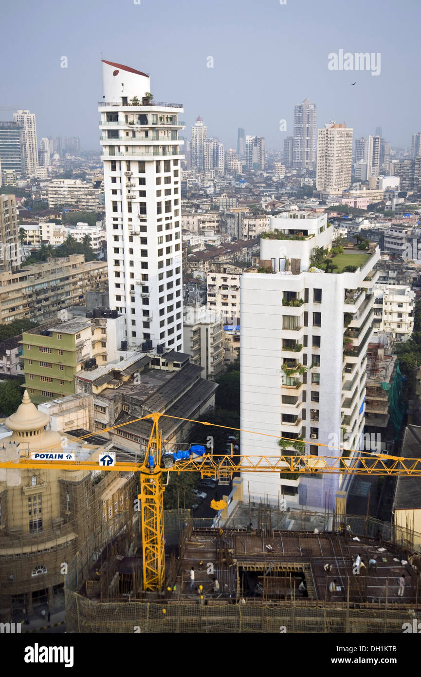 building under construction chowpatty Mumbai maharashtra India Stock Photo Alamy