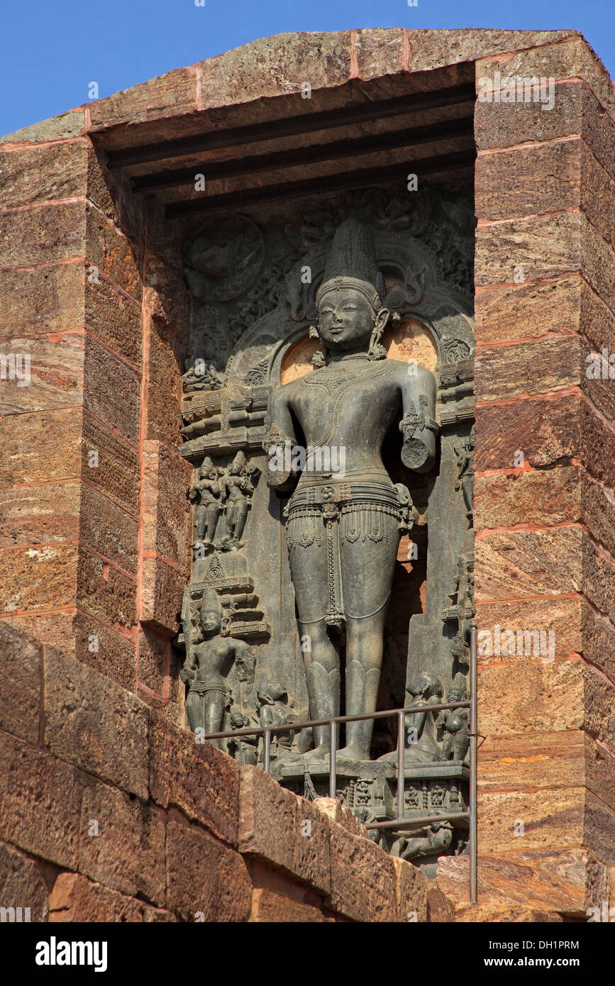 Sculpture Surya God Konark Sun Temple Orrisa India Stock Photo