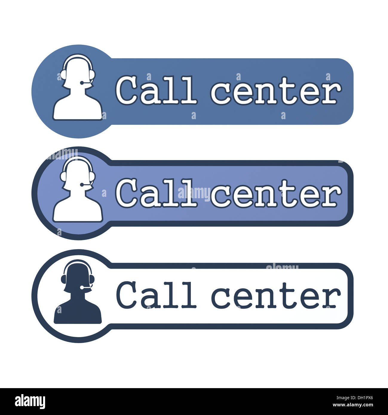 Website Element: 'Call Center' Stock Photo