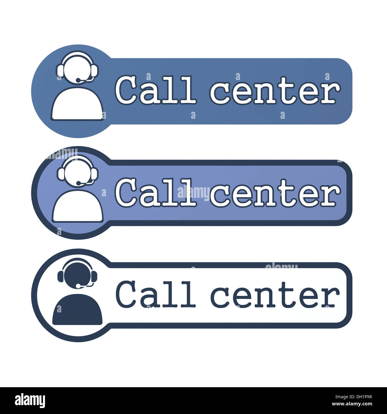Website Element: 'Call Center' Stock Photo