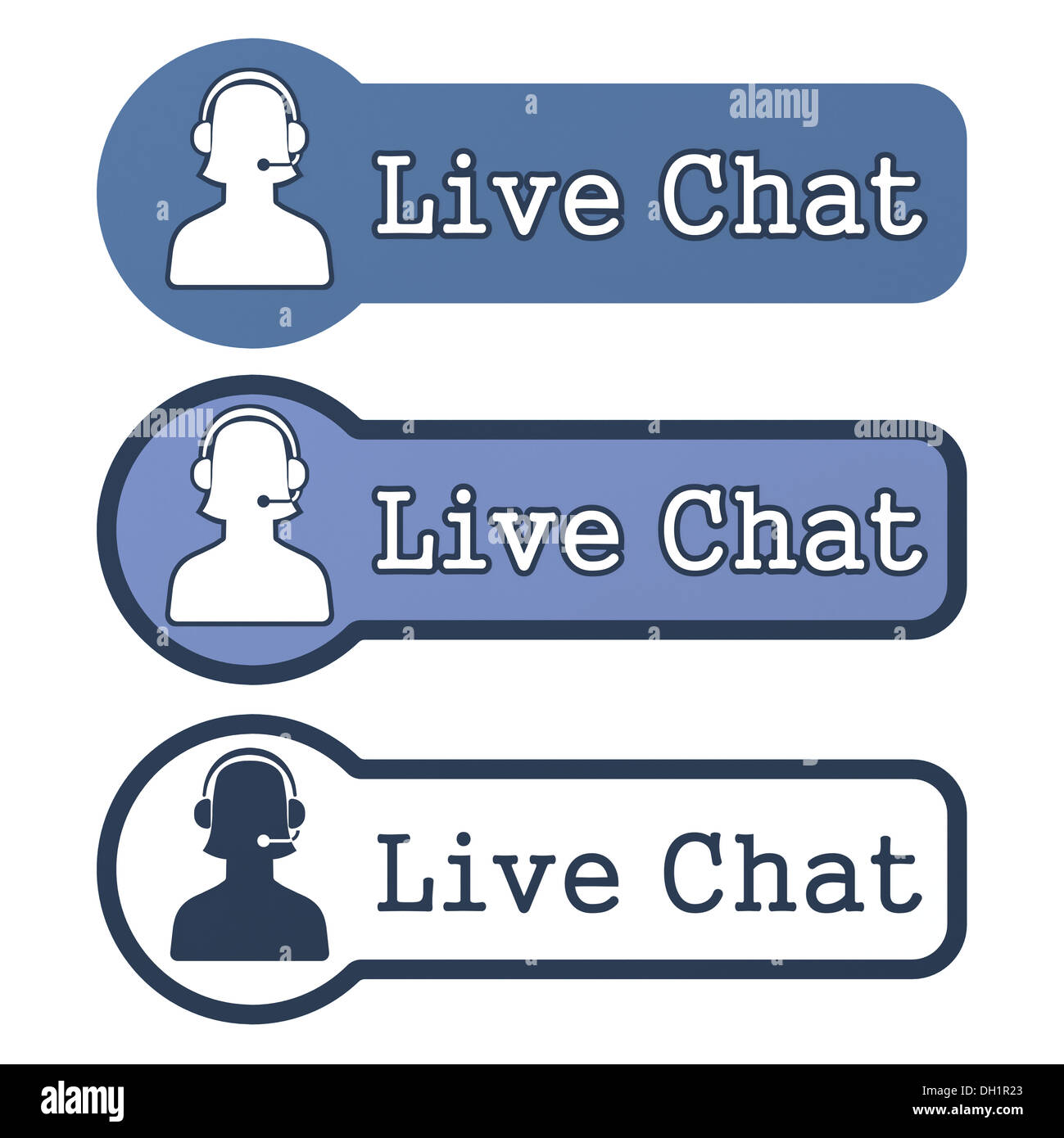 site Element "Live Chat Stock Photo Alamy